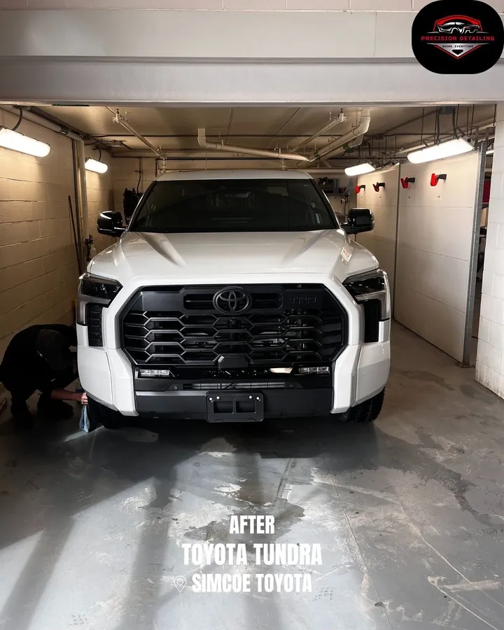 Toyota Tundra after detailing